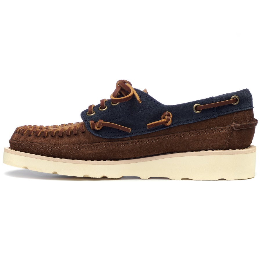 Cayuga Dames-marineblauw & Cognac & Donkerbruin Sebago Nederland