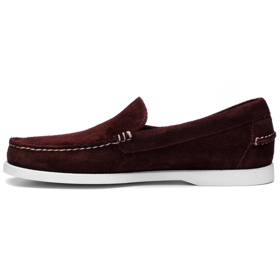 Dan Boat Roughout-bordeaux & Violet Gepolijst Sebago Nederland