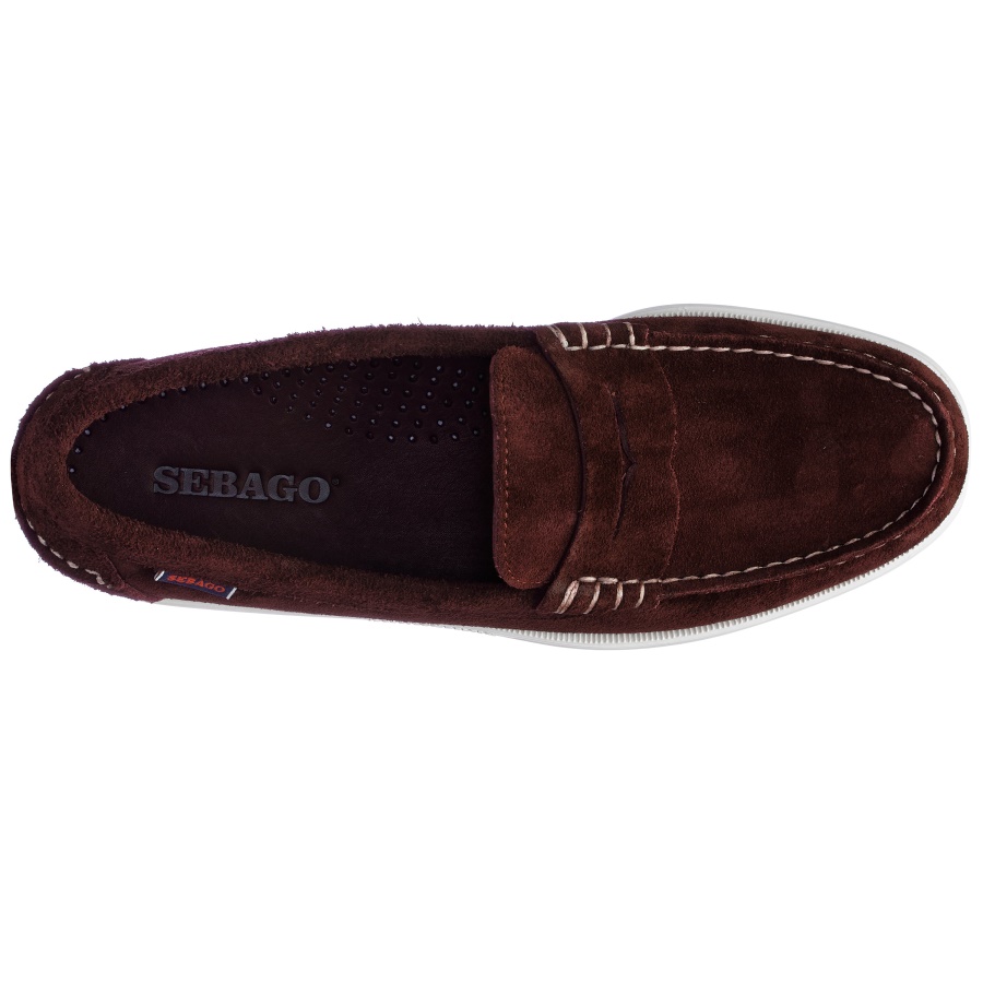 Dan Boat Roughout-bordeaux & Violet Gepolijst Sebago Nederland