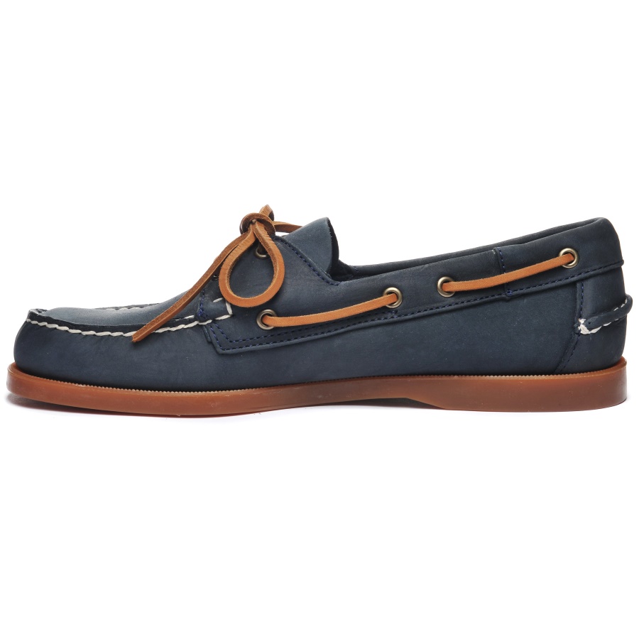 Docksides Portland Crazy H-navy Blue & Brown Sebago Nederland