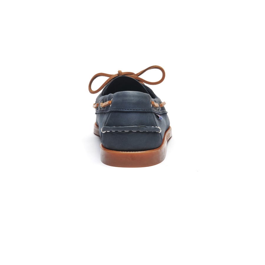 Docksides Portland Crazy H-navy Blue & Brown Sebago Nederland