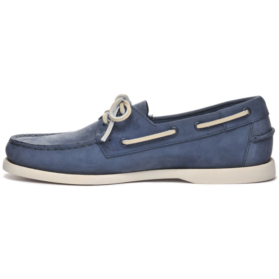 Docksides Portland Nubuk-marineblauw Sebago Nederland