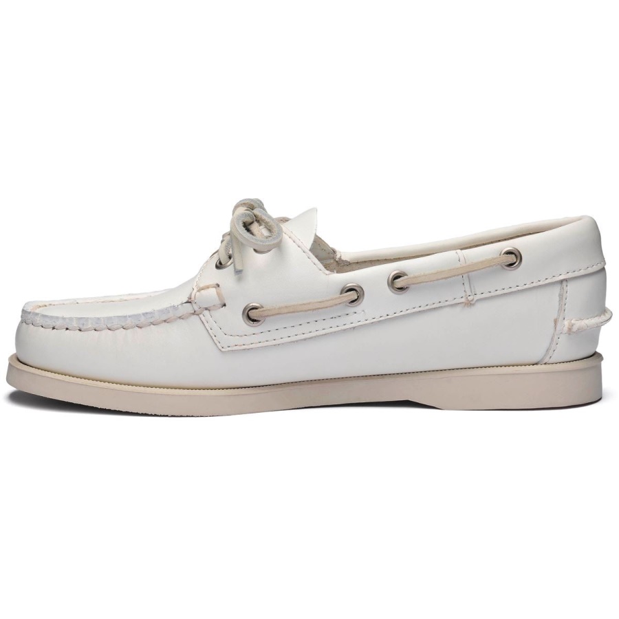 Docksides Portland Woman-white Sebago Nederland