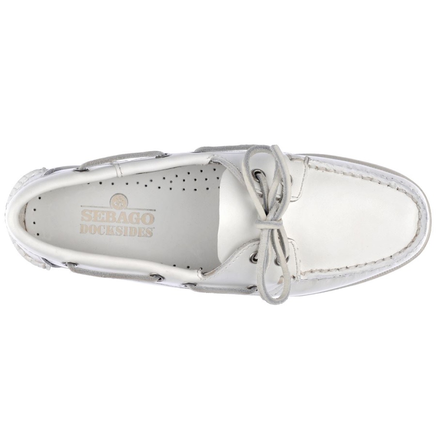 Docksides Portland Woman-white Sebago Nederland