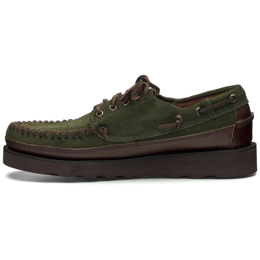 Keuka Lea Kano Moc-donkerbruin & Bosgroen Sebago Nederland