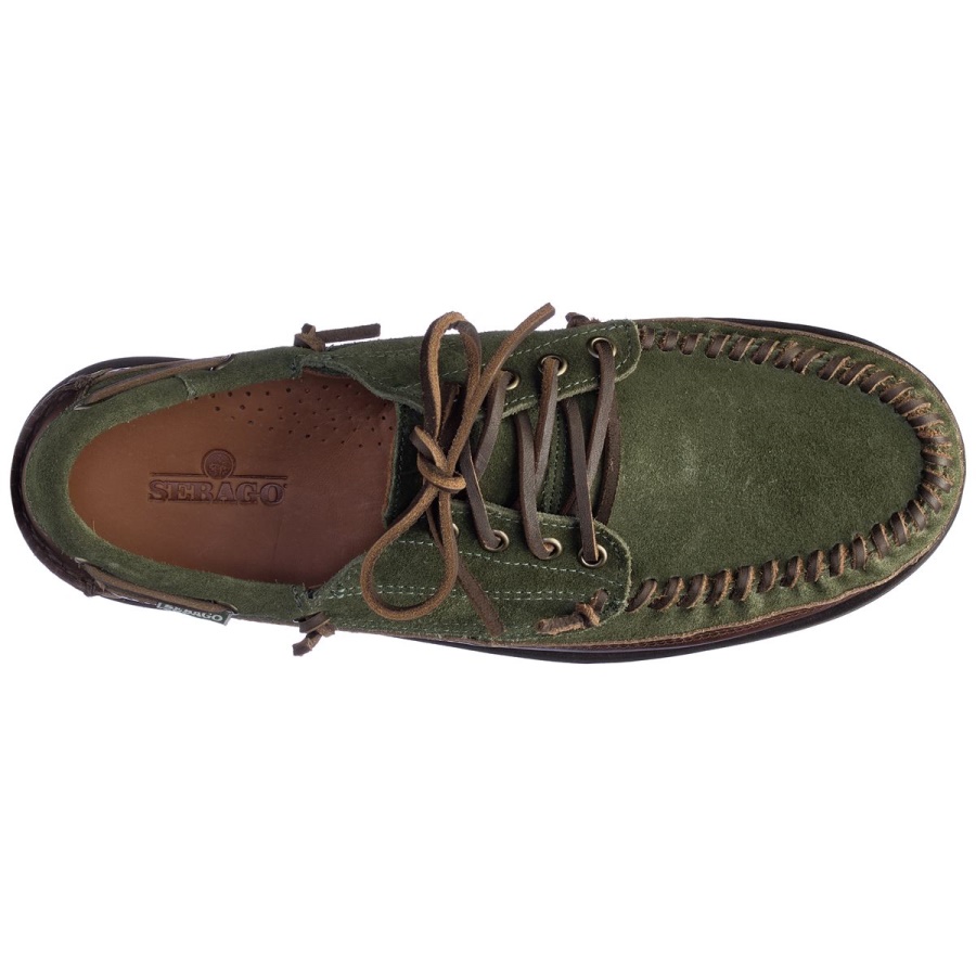 Keuka Lea Kano Moc-donkerbruin & Bosgroen Sebago Nederland