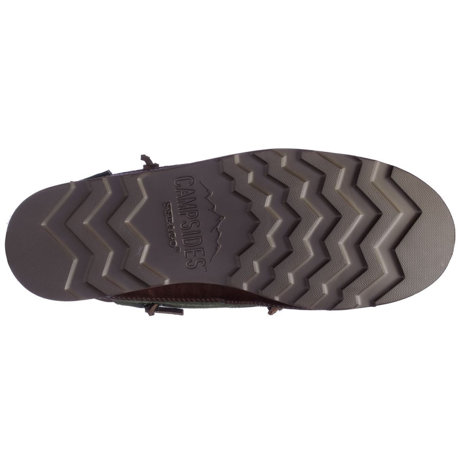 Keuka Lea Kano Moc-donkerbruin & Bosgroen Sebago Nederland