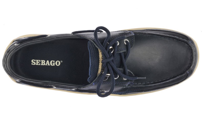 Blauwe Sebago Nederland Clovehitch Gewaxte Leren Bootschoen