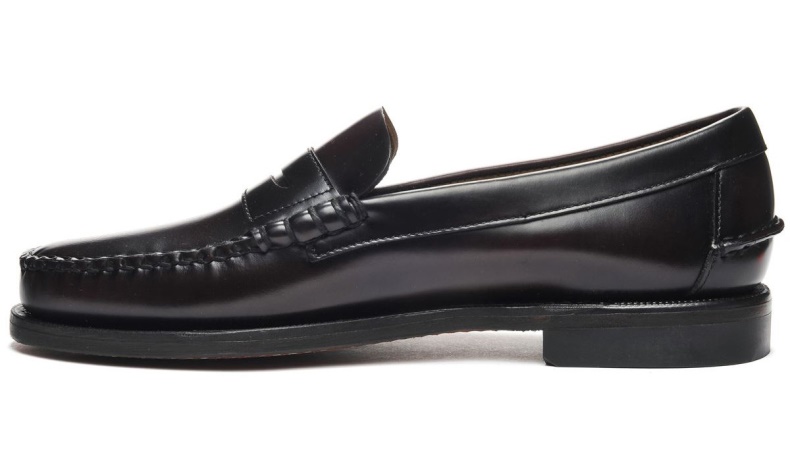 Classic Dan Leren Loafer Bruin Bordeaux Sebago Nederland