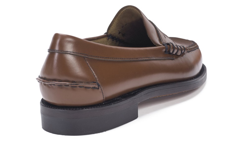 Klassieke Dan Leren Loafer Sebago Nederland Bruin