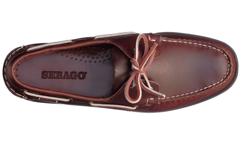 Dockside Portland Leren Bootschoen Bruine Gum Sebago Nederland