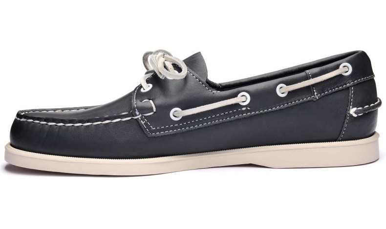Dockside Portland Leren Bootschoen Sebago Nederland Blauw Navy