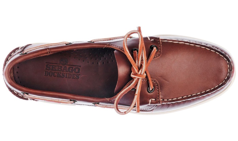 Dockside Portland Leren Bootschoen Sebago Nederland Bruin