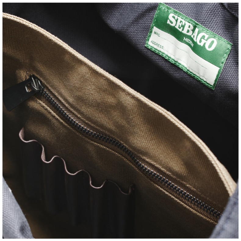 Pemaquid Canvas Draagtas Sebago Nederlands Blauw-bruin