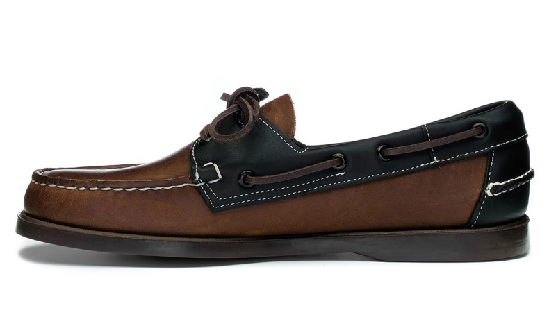 Portland Lea Oil Leer Bruin-donkerbruin Sebago Nederland