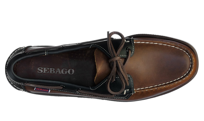 Portland Lea Oil Leer Bruin-donkerbruin Sebago Nederland