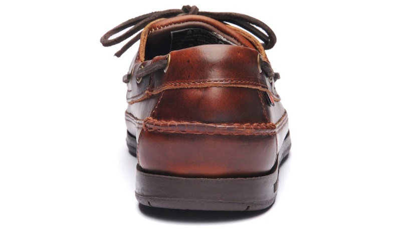 Schoener Gewaxt Leren Bootschoen Sebago Nederland Brown Gum