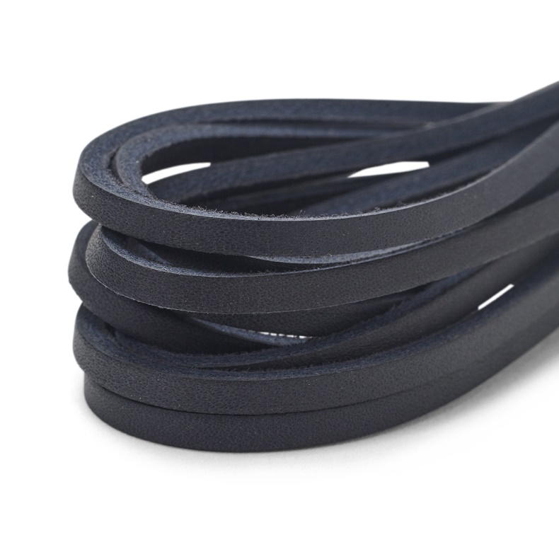 Sebago Nederland Blauw Marine Rawhide Schoenveters