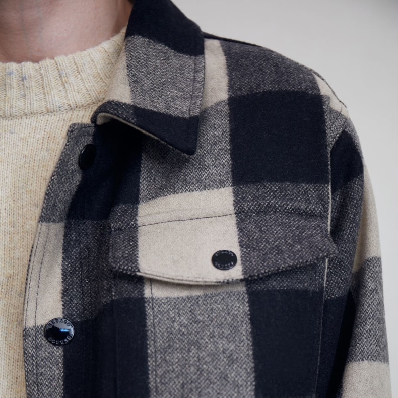 Sebago Nederland Ruit Wit Naturel-zwart Aroostook