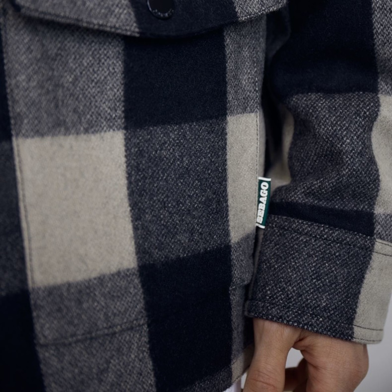 Sebago Nederland Ruit Wit Naturel-zwart Aroostook