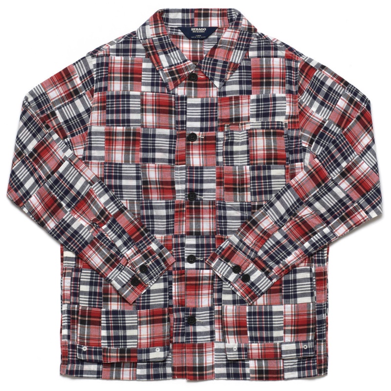 Sebago Nederland Wit-navy-rood Springpoint Madras