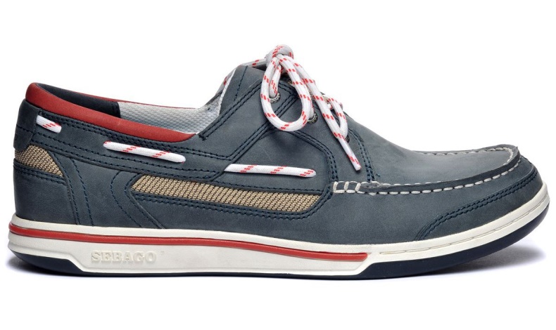 Triton Leren Bootschoen Blauw Navy Sebago Nederland
