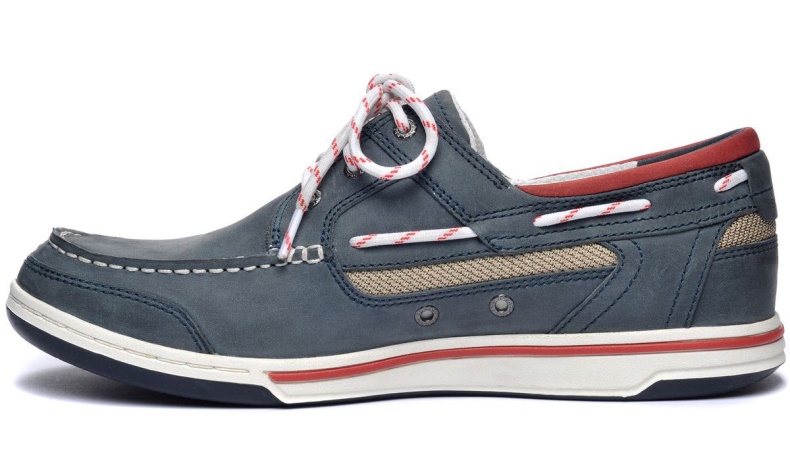 Triton Leren Bootschoen Blauw Navy Sebago Nederland