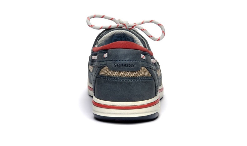 Triton Leren Bootschoen Blauw Navy Sebago Nederland