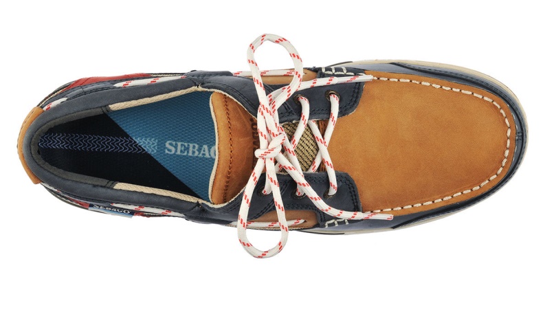 Triton Legacy Sebago Nederland Blauw Navy-cognac-rood