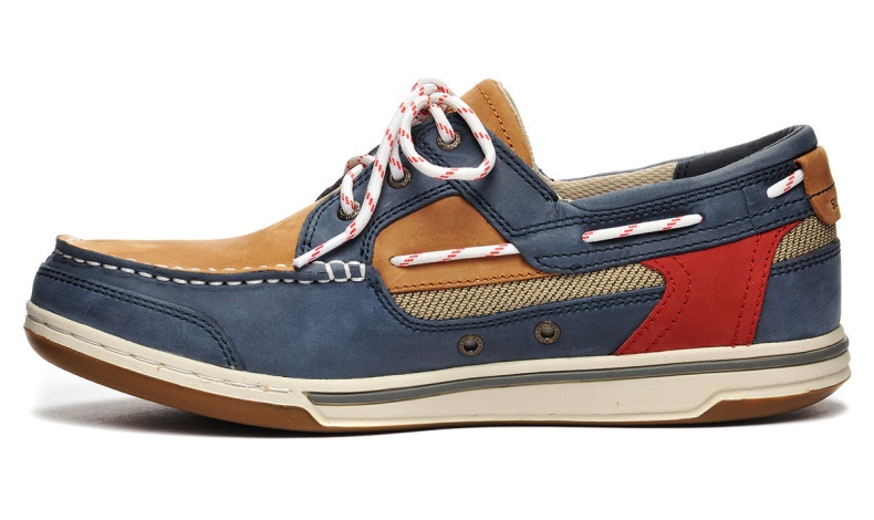 Triton Legacy Sebago Nederland Blauw Navy-cognac-rood
