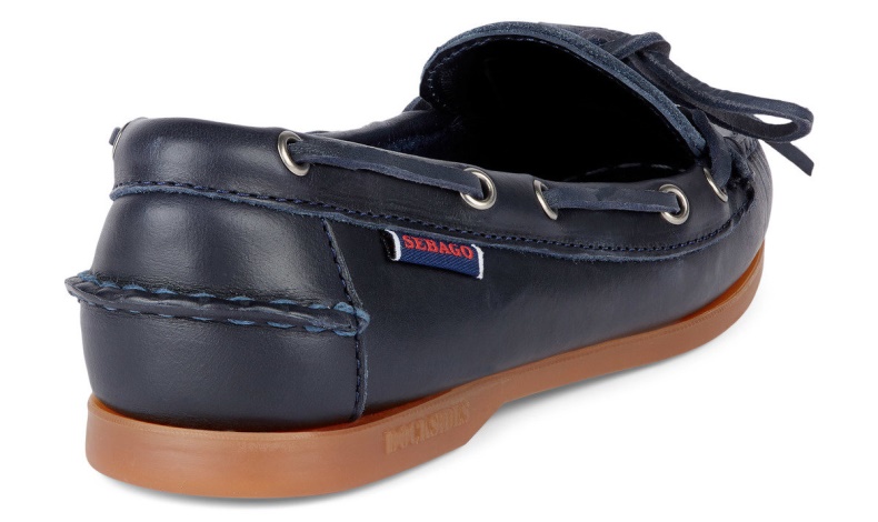 Dames Nina Waxed Bala Mocassin Blue Navy-gum Sebago Nederland