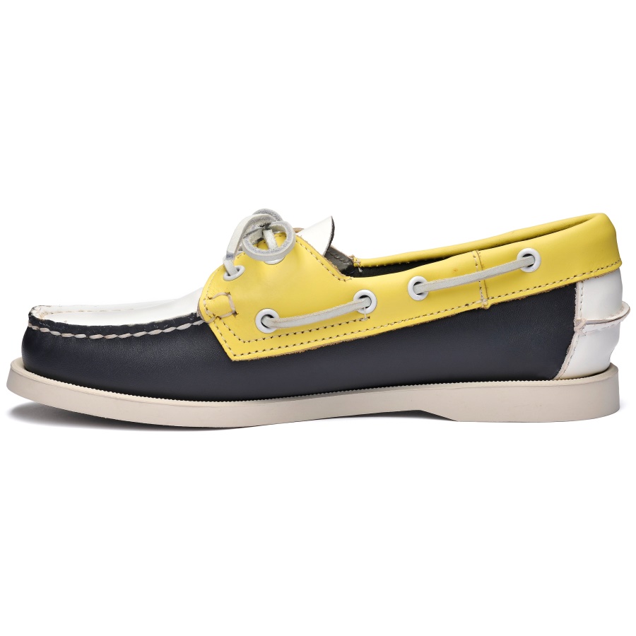 Portland Spinnaker Dames-navy & Geel & Wit Sebago Nederland