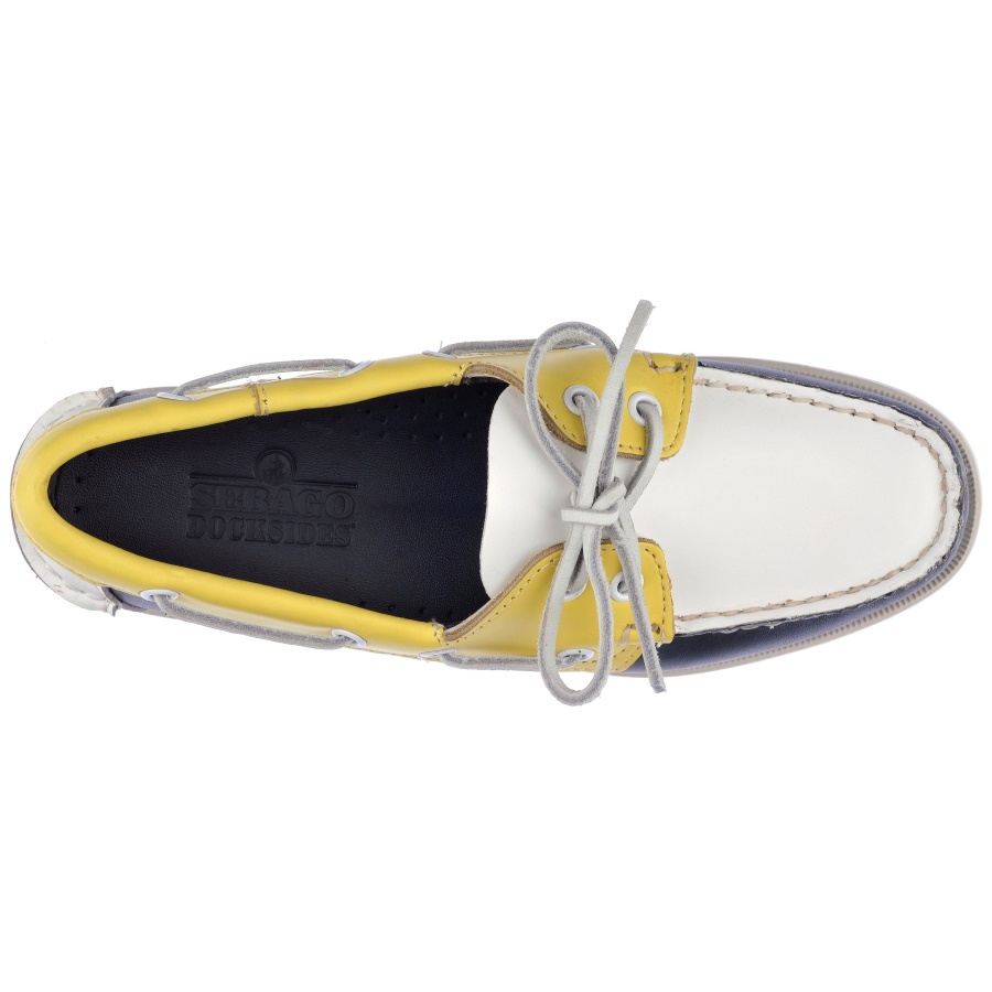 Portland Spinnaker Dames-navy & Geel & Wit Sebago Nederland