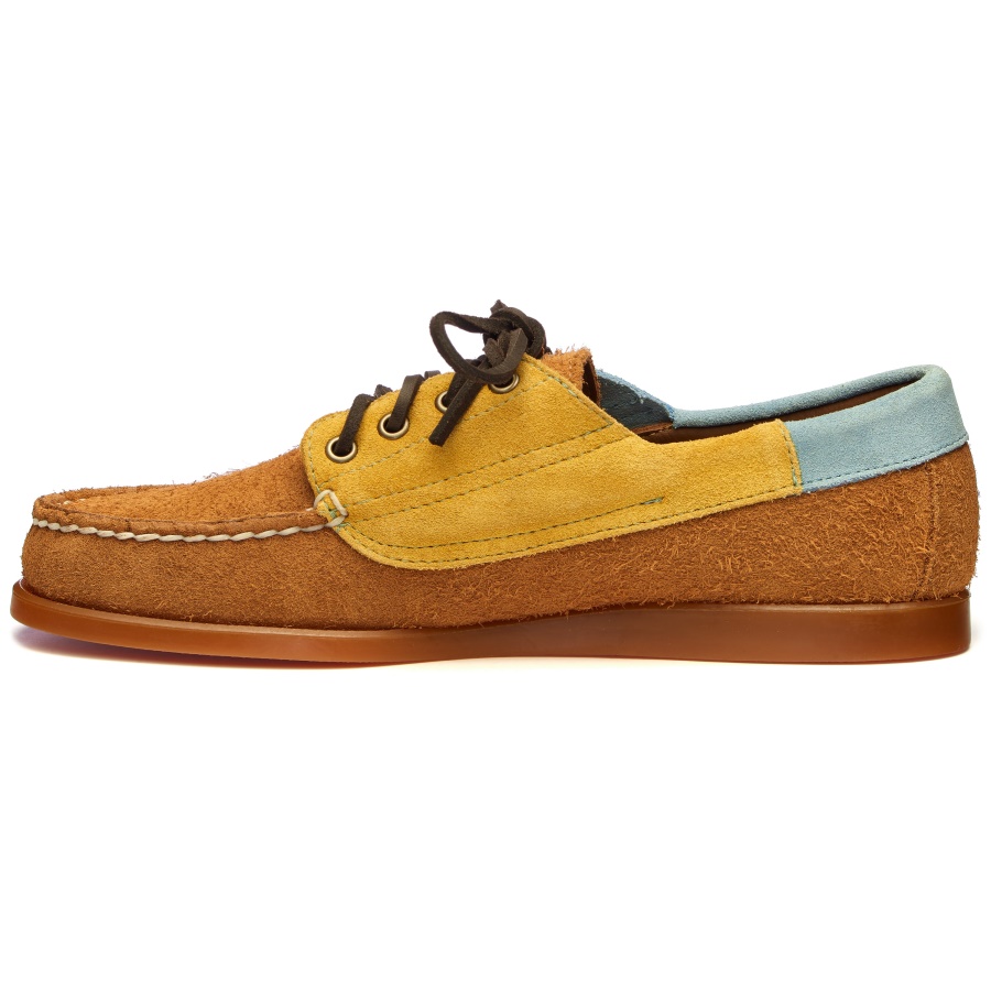 Sebago Nederland Ashkook Jib-Tan & Lichtblauw & Mimosa