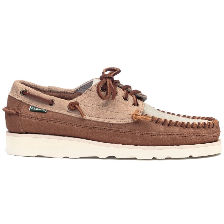Sebago Nederland Cayuga-kameel & Papyrus & Cognac