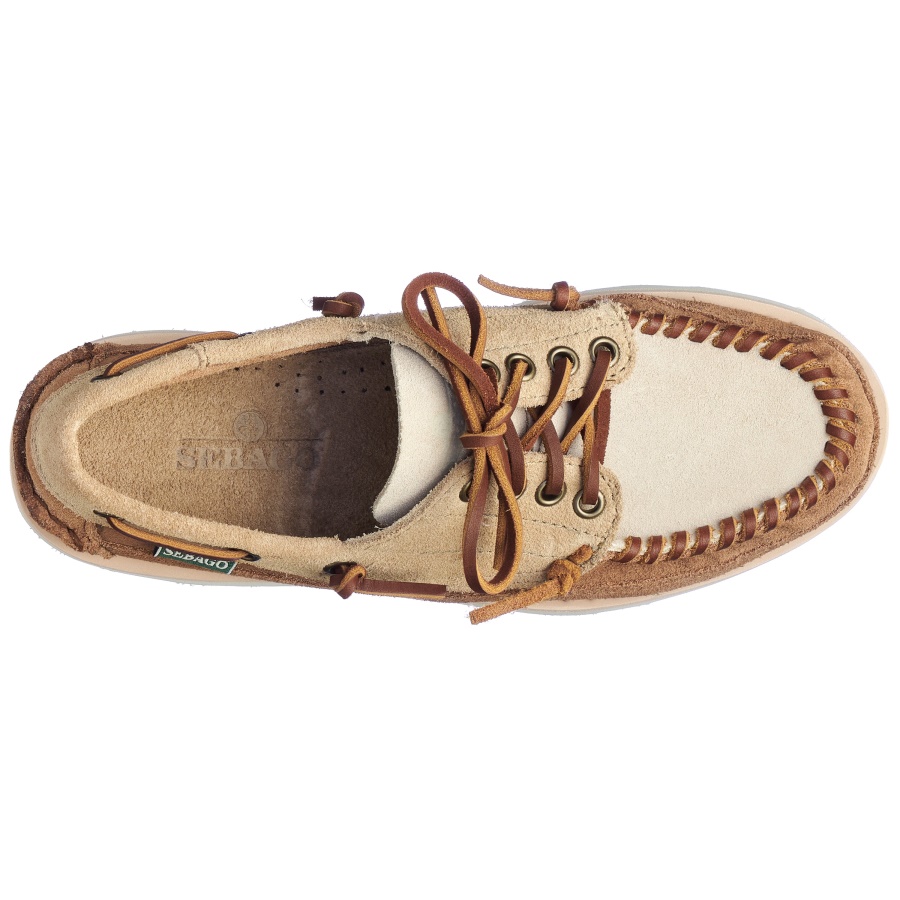Sebago Nederland Cayuga Vrouw-kameel & Papyrus & Cognac