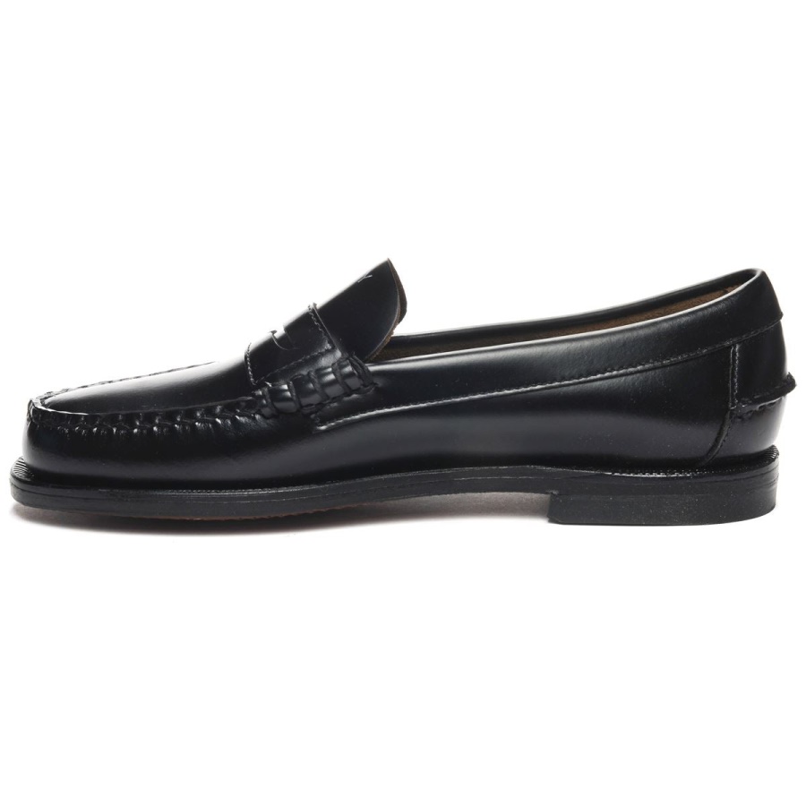 Sebago Nederland Classic Dan Tag Woman-black & White Penny