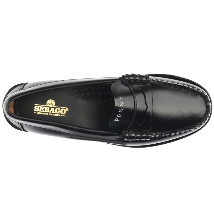 Sebago Nederland Classic Dan Tag Woman-black & White Penny