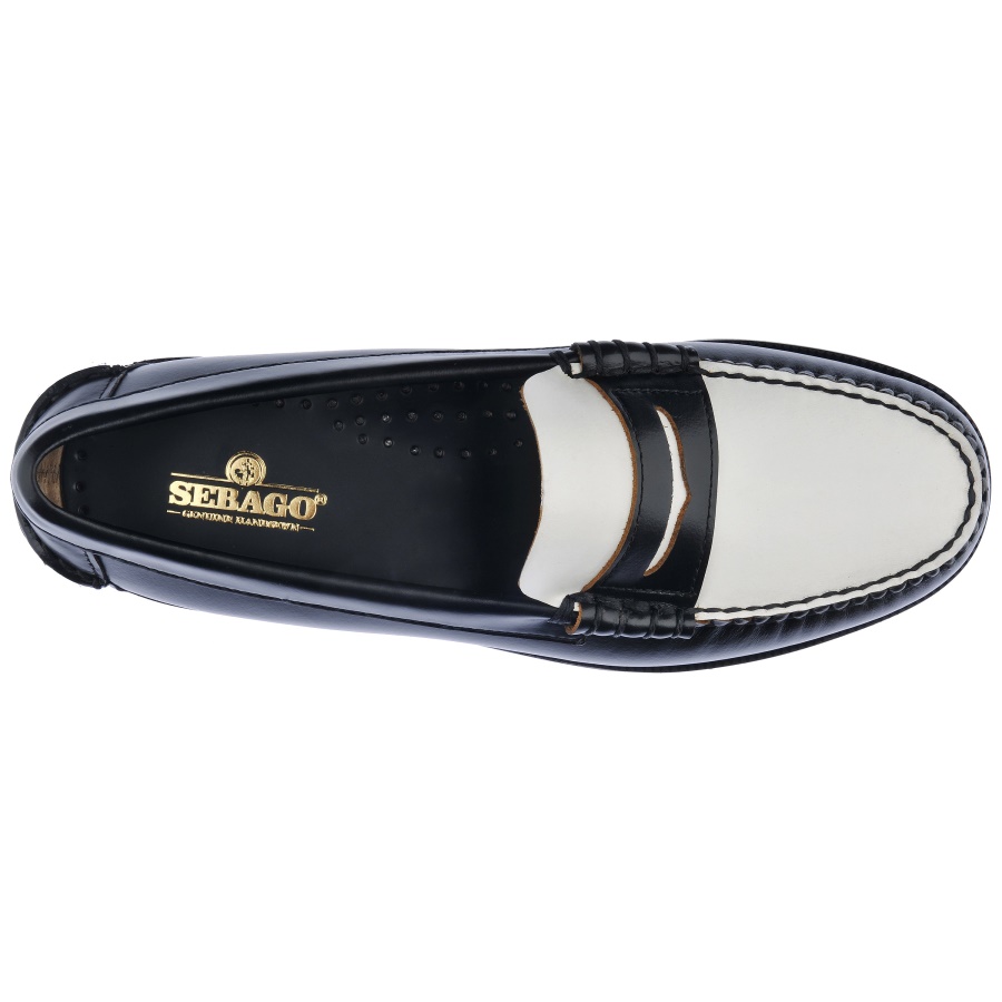 Sebago Nederland Classic Dan Woman-black & White