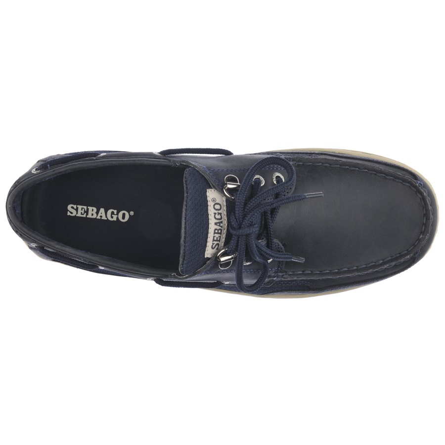 Sebago Nederland Clovehitch Ii Fgl Gewaxt-marineblauw