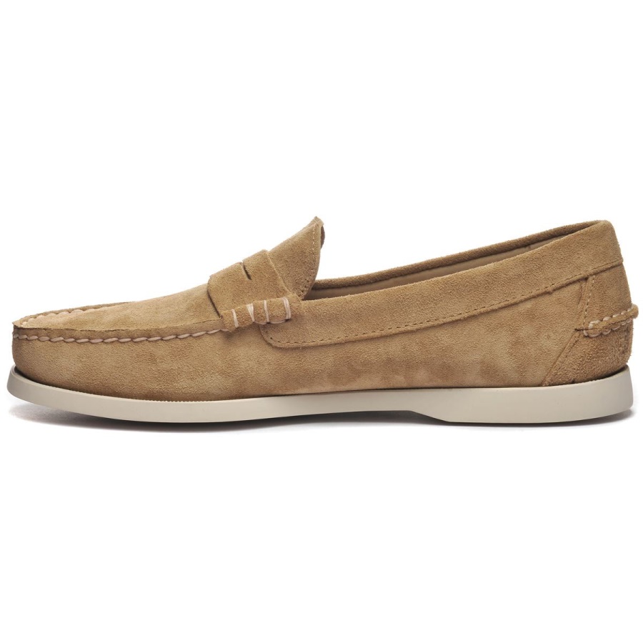 Sebago Nederland Dan Boat Roughout-camel
