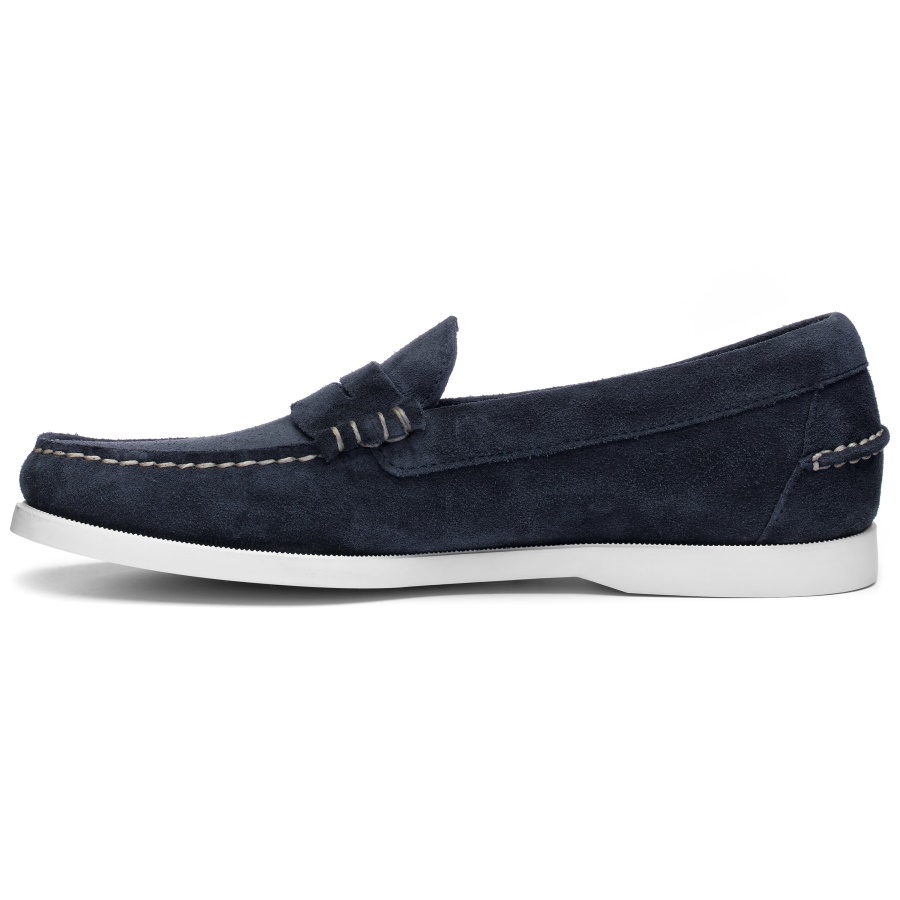 Sebago Nederland Dan Boat Roughout-marineblauw