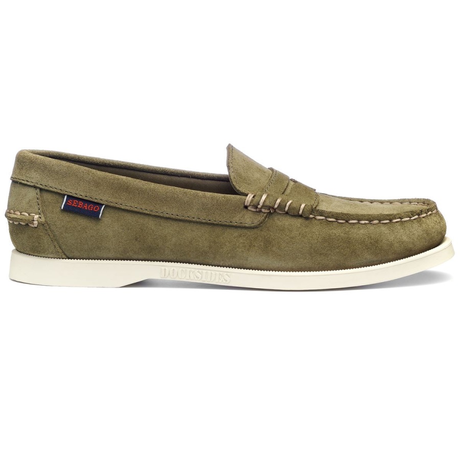 Sebago Nederland Dan Boat Roughout Woman-forest Green