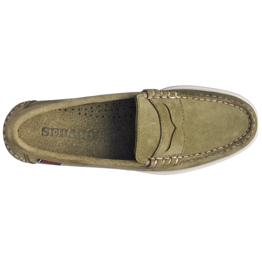 Sebago Nederland Dan Boat Roughout Woman-forest Green