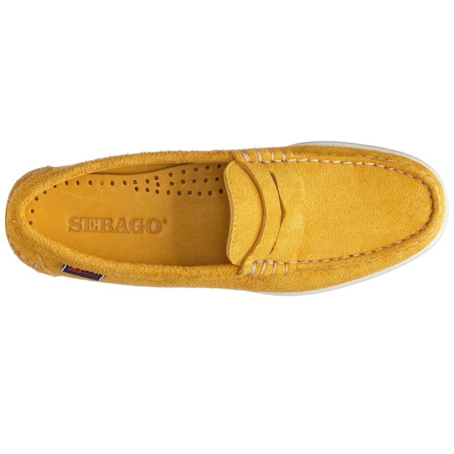 Sebago En Boatout Vrouw-mosterd