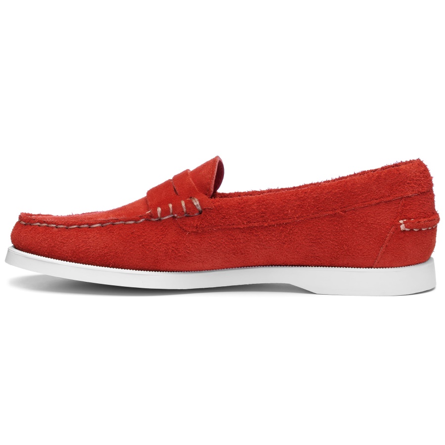 Sebago Nederland Dan Boat Roughout Woman-red
