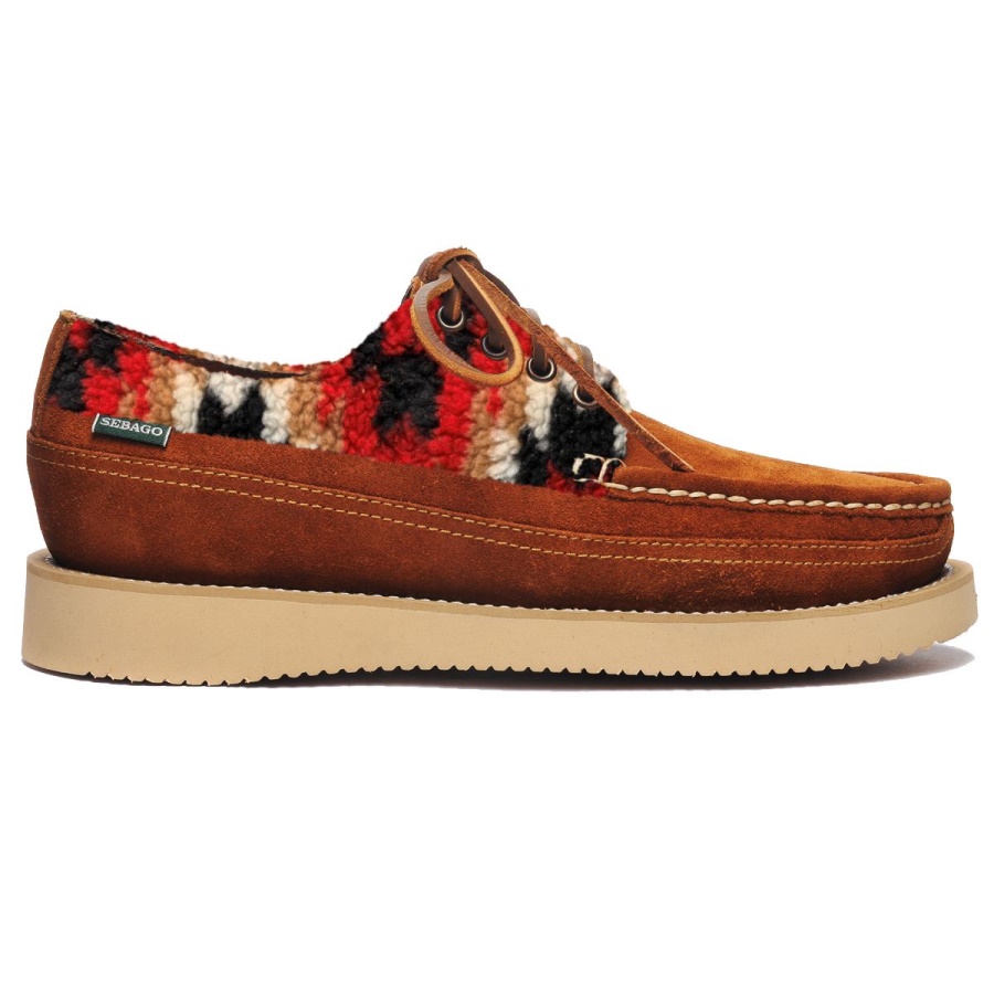 Sebago Nederland Kent Ook Aztec-cognac & Geweven