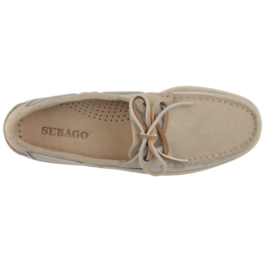 Sebago Nederland Portland Ruw Taupe