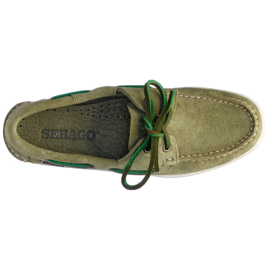 Sebago Nederland Portland Roughout Woman-forest Green