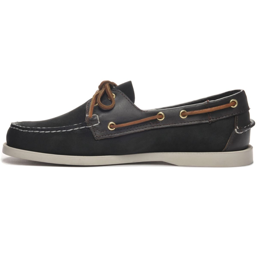 Sebago Nederland Portland Spinnaker Nbk Fgl-zwart & Donkerbruin